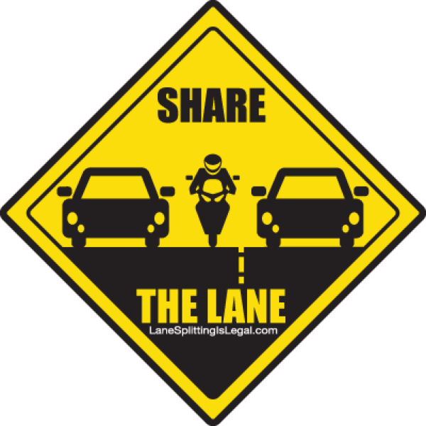 lane-splitting-share-the-lane-road-sign