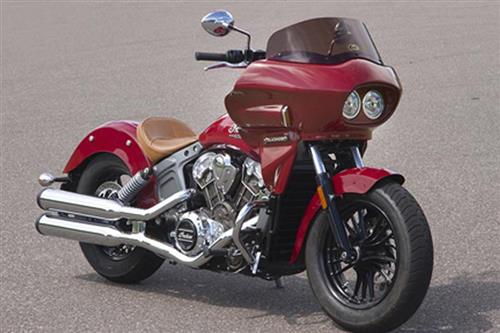 Blackmore Fairing on a Indian Scout 01-150