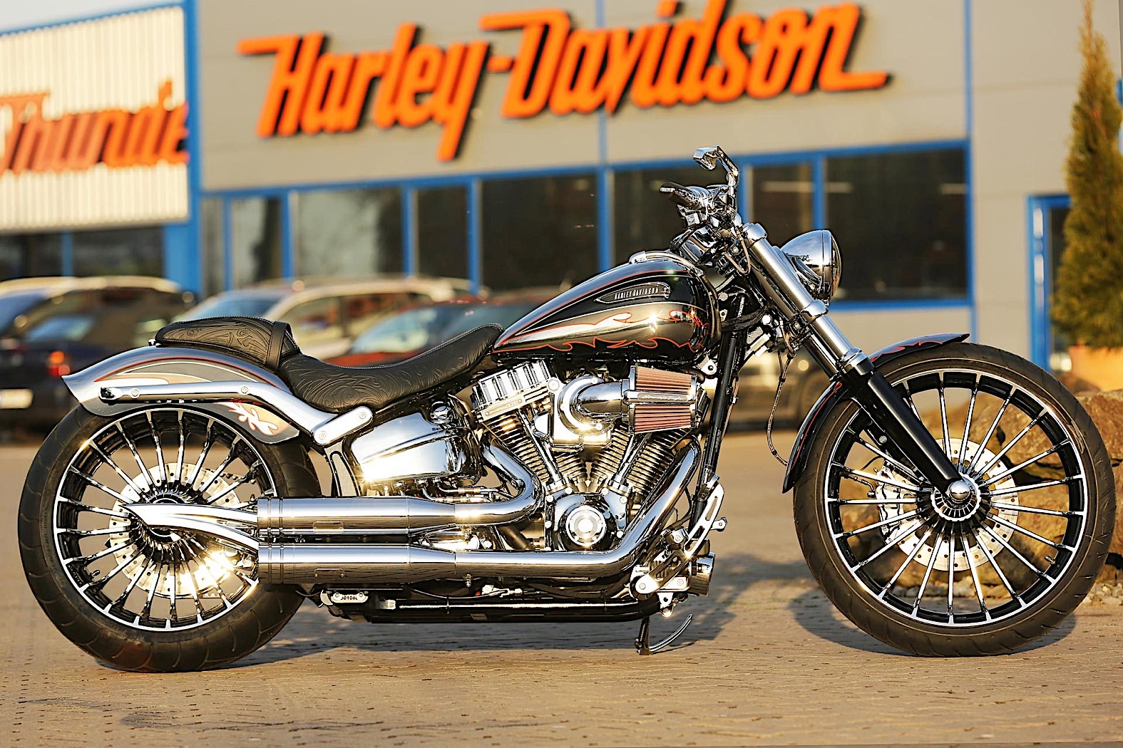 HarleyDavidson Breakout CVO Gets an Extra Touch of German Custom