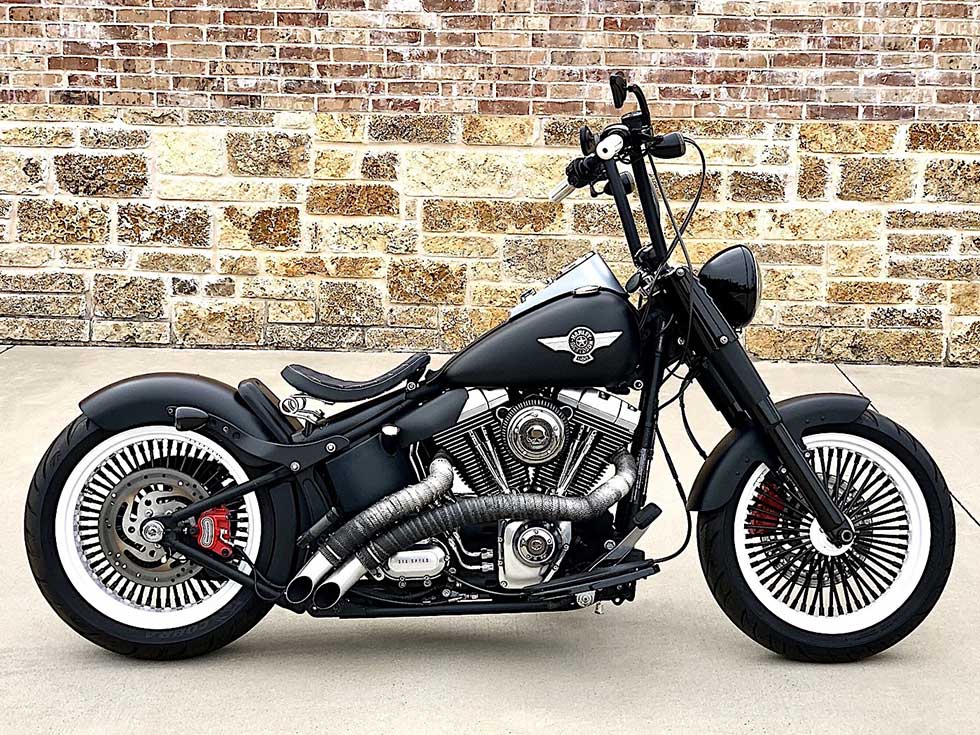 Harley-Davidson Fat Boy on 52-Spoke Wheels Is a Sight to Behold ...